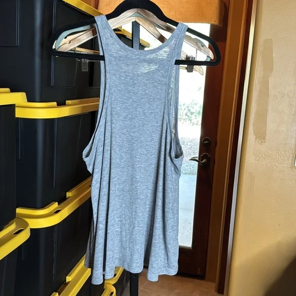 Free People Intimately Long Beach Tank Top Grey Size XL - Picture 7 of 7
